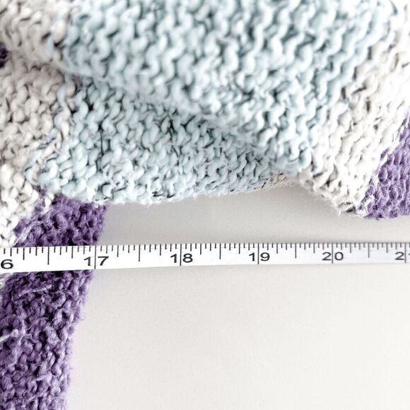 TNA Women's Boho Sweater Baja Hoodie Pullover Knitted Stripe Multicolor Size XS - Picture 6 of 8